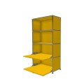 Système de rangement 4 modules 2 portes USM Haller 75 x 35 x h144 cm