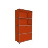 Système de rangement 4 modules 2 portes USM Haller 75 x 35 x h144 cm