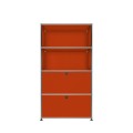 Système de rangement 4 modules 2 portes USM Haller 75 x 35 x h144 cm
