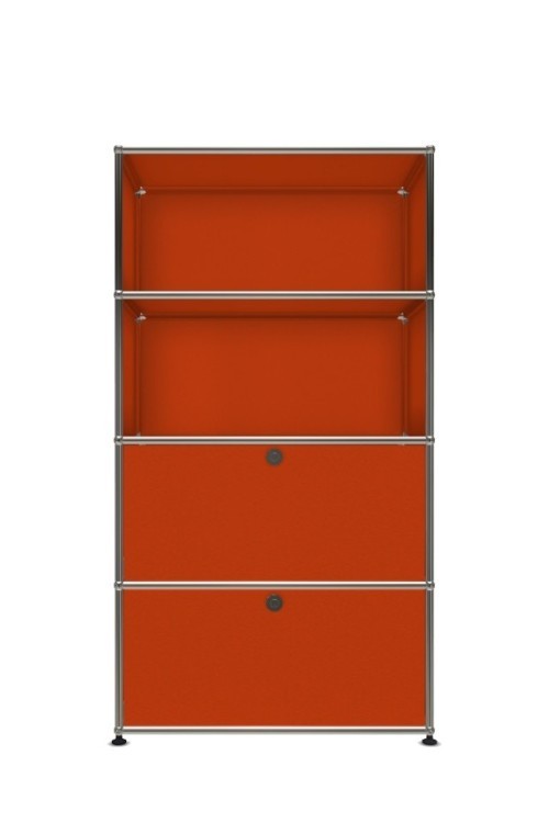 Système de rangement 4 modules 2 portes USM Haller 75 x 35 x h144 cm