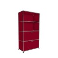 Système de rangement 4 modules 2 portes USM Haller 75 x 35 x h144 cm