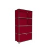 Système de rangement 4 modules 2 portes USM Haller 75 x 35 x h144 cm