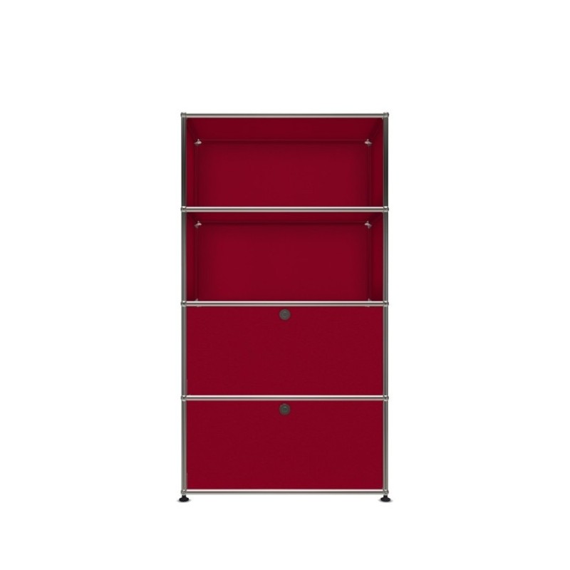 Système de rangement 4 modules 2 portes USM Haller 75 x 35 x h144 cm