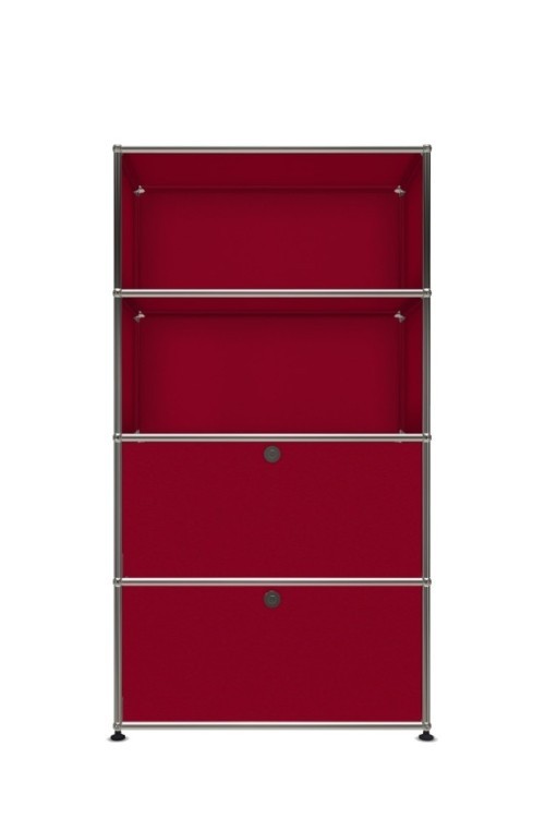 Système de rangement 4 modules 2 portes USM Haller 75 x 35 x h144 cm
