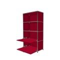 Système de rangement 4 modules 2 portes USM Haller 75 x 35 x h144 cm