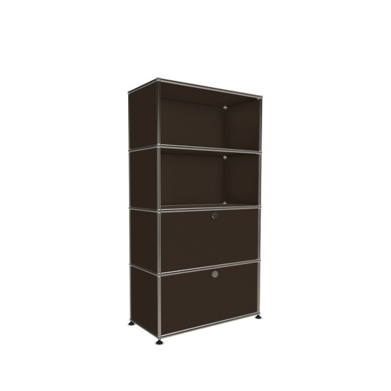 Système de rangement 4 modules 2 portes USM Haller 75 x 35 x h144 cm