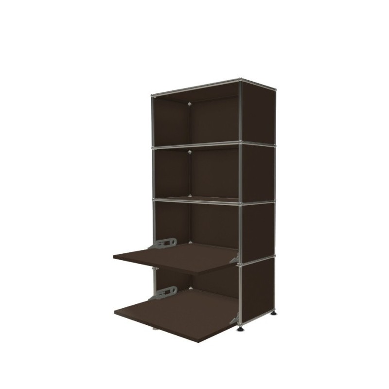 Système de rangement 4 modules 2 portes USM Haller 75 x 35 x h144 cm