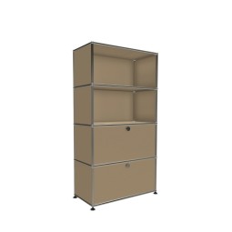 Système de rangement 4 modules 2 portes USM Haller 75 x 35 x h144 cm