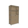 Système de rangement 4 modules 2 portes USM Haller 75 x 35 x h144 cm