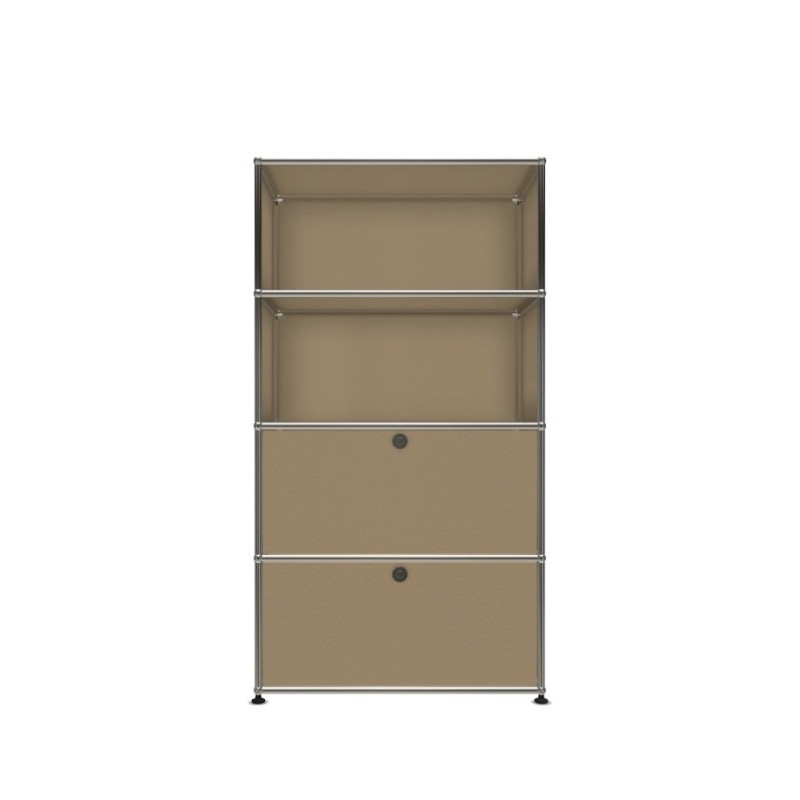 Système de rangement 4 modules 2 portes USM Haller 75 x 35 x h144 cm