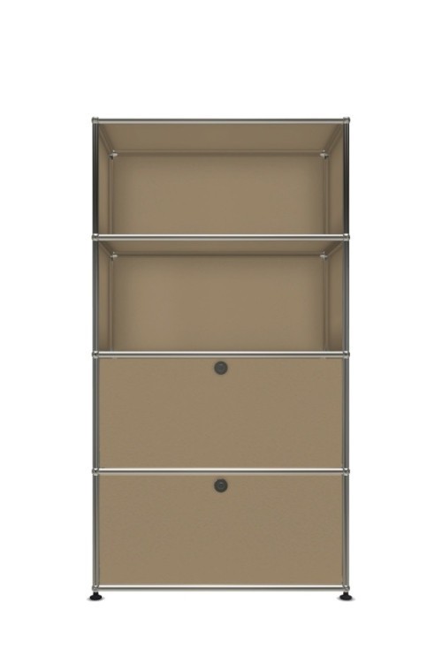 Système de rangement 4 modules 2 portes USM Haller 75 x 35 x h144 cm