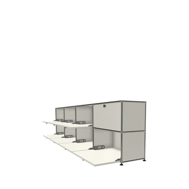 Système de rangement 8 portes USM Haller 300 x 35 x h74 cm