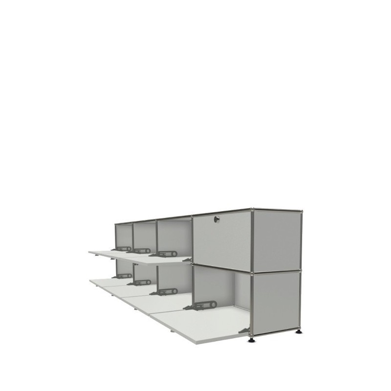 Système de rangement 8 portes USM Haller 300 x 35 x h74 cm