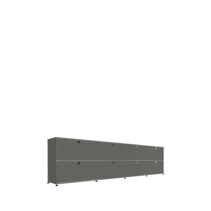 Système de rangement 8 portes USM Haller 300 x 35 x h74 cm