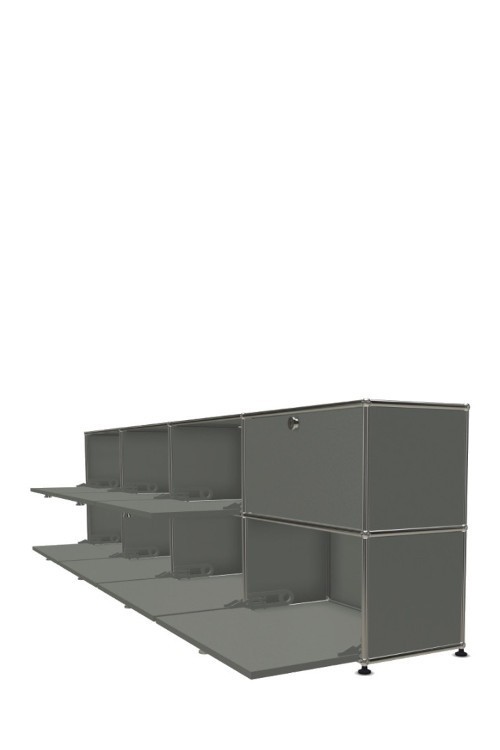Système de rangement 8 portes USM Haller 300 x 35 x h74 cm