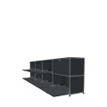 Système de rangement 8 portes USM Haller 300 x 35 x h74 cm