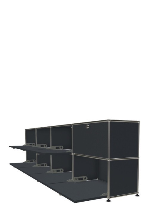 Système de rangement 8 portes USM Haller 300 x 35 x h74 cm