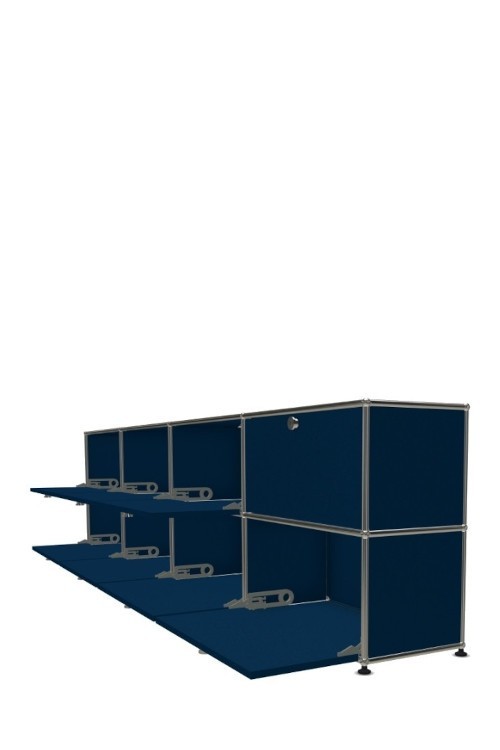 Système de rangement 8 portes USM Haller 300 x 35 x h74 cm