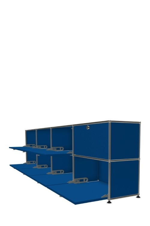 Système de rangement 8 portes USM Haller 300 x 35 x h74 cm