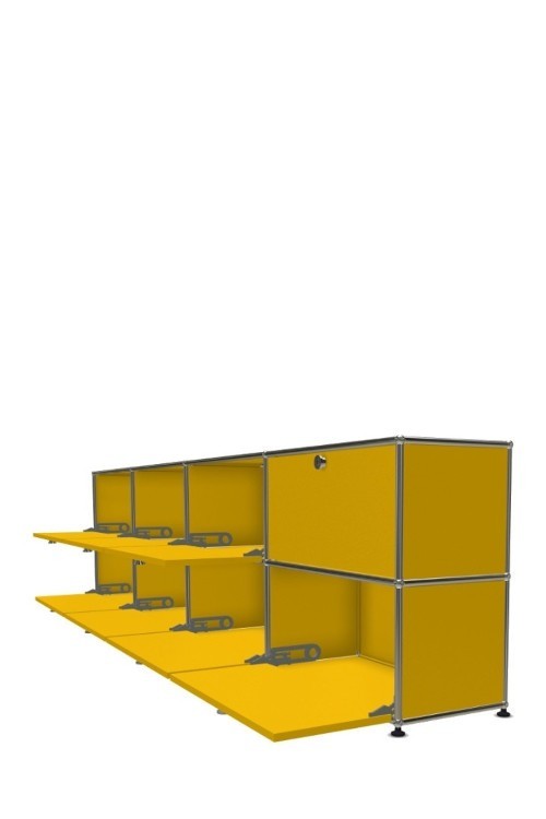 Système de rangement 8 portes USM Haller 300 x 35 x h74 cm