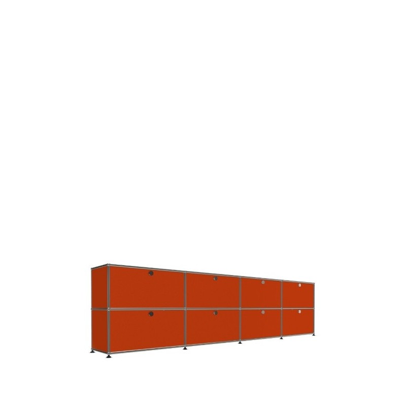 Système de rangement 8 portes USM Haller 300 x 35 x h74 cm