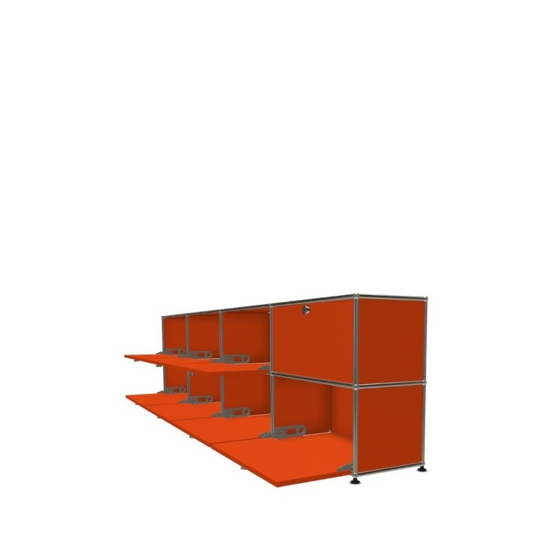 Système de rangement 8 portes USM Haller 300 x 35 x h74 cm
