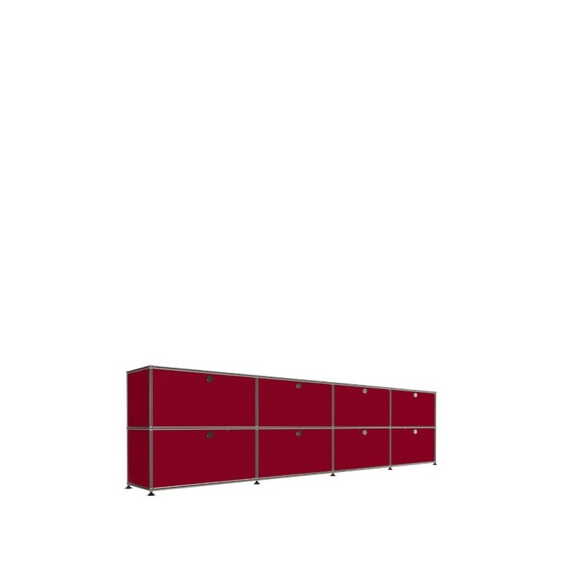 Système de rangement 8 portes USM Haller 300 x 35 x h74 cm