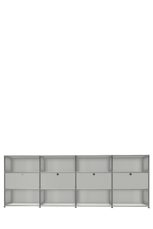 Système de rangement 12 modules 4 portes USM Haller 300 x 35 x h109 cm