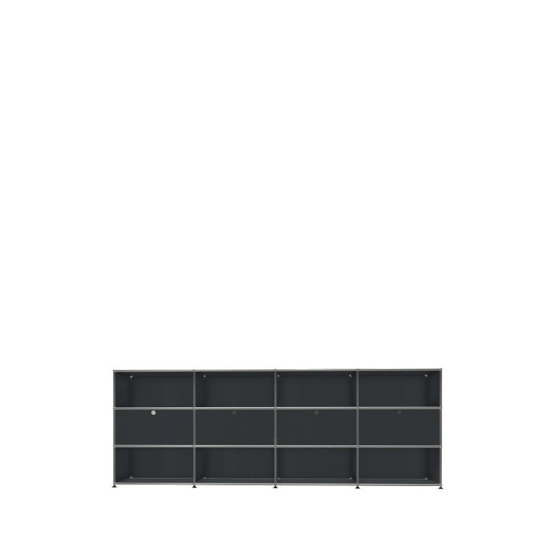 Système de rangement 12 modules 4 portes USM Haller 300 x 35 x h109 cm