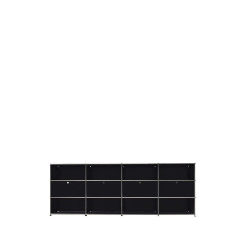 Système de rangement 12 modules 4 portes USM Haller 300 x 35 x h109 cm