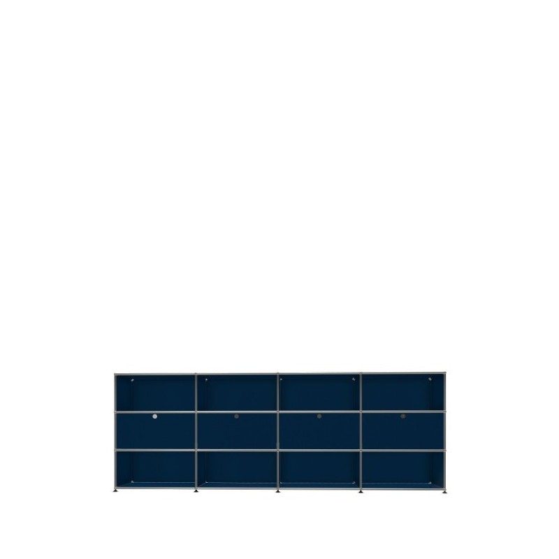 Système de rangement 12 modules 4 portes USM Haller 300 x 35 x h109 cm