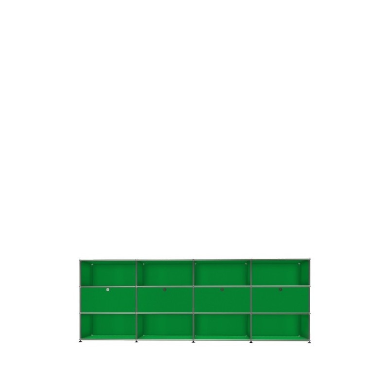 Système de rangement 12 modules 4 portes USM Haller 300 x 35 x h109 cm