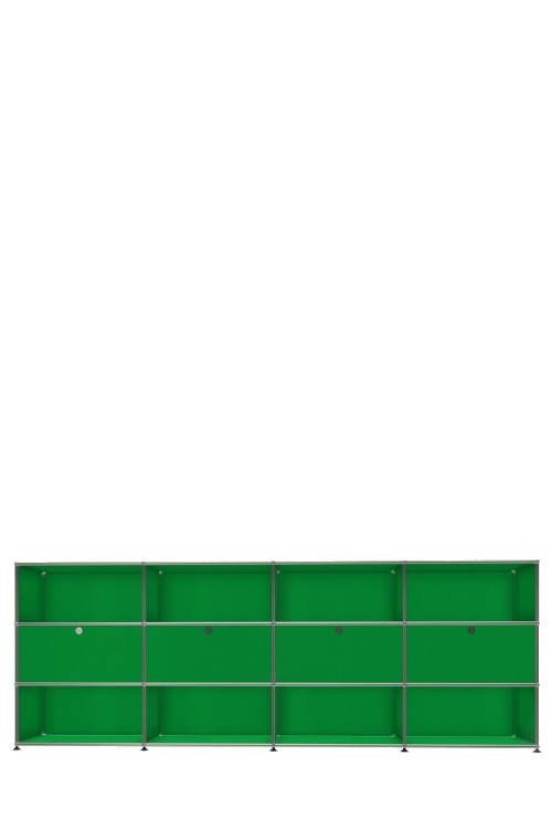 Système de rangement 12 modules 4 portes USM Haller 300 x 35 x h109 cm