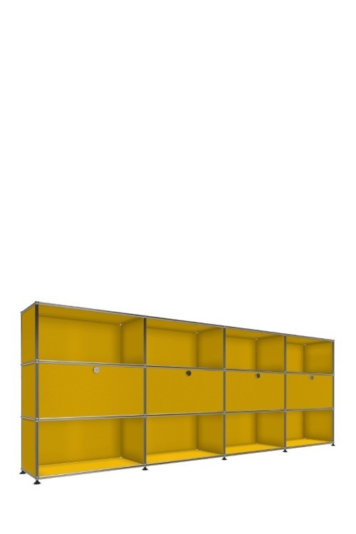 Système de rangement 12 modules 4 portes USM Haller 300 x 35 x h109 cm