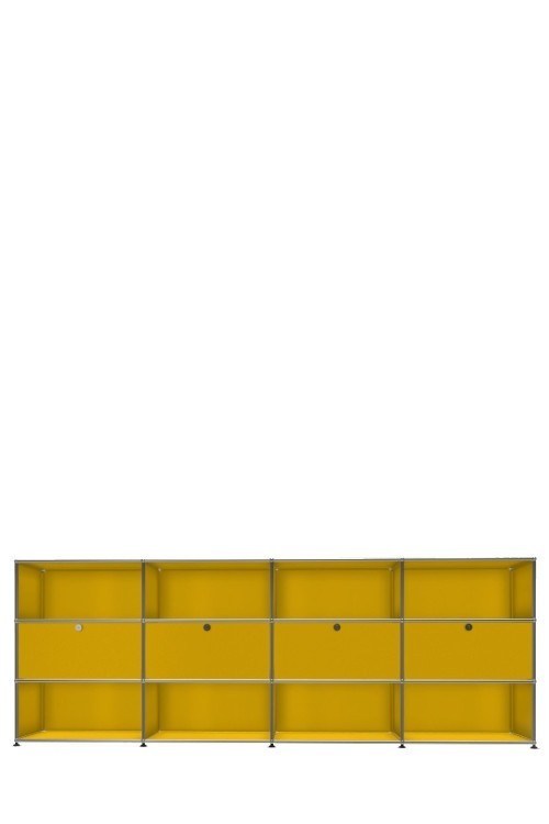 Système de rangement 12 modules 4 portes USM Haller 300 x 35 x h109 cm