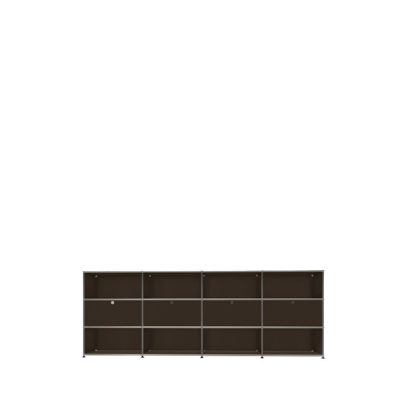Système de rangement 12 modules 4 portes USM Haller 300 x 35 x h109 cm