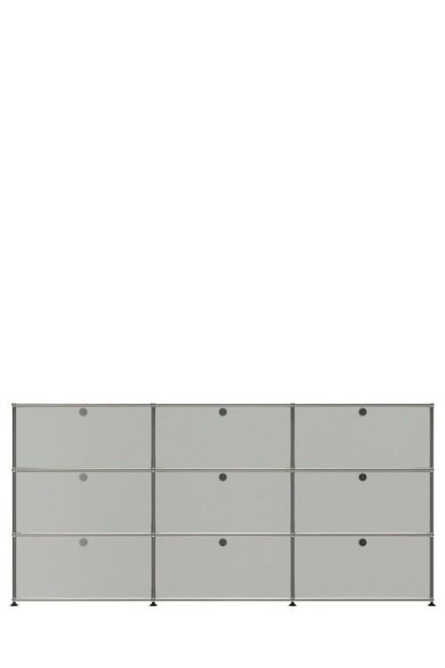 Système de rangement 9 portes USM Haller 225 x 35 x h109 cm