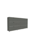 Système de rangement 9 portes USM Haller 225 x 35 x h109 cm