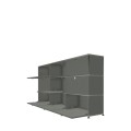 Système de rangement 9 portes USM Haller 225 x 35 x h109 cm