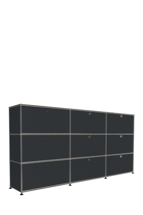Système de rangement 9 portes USM Haller 225 x 35 x h109 cm