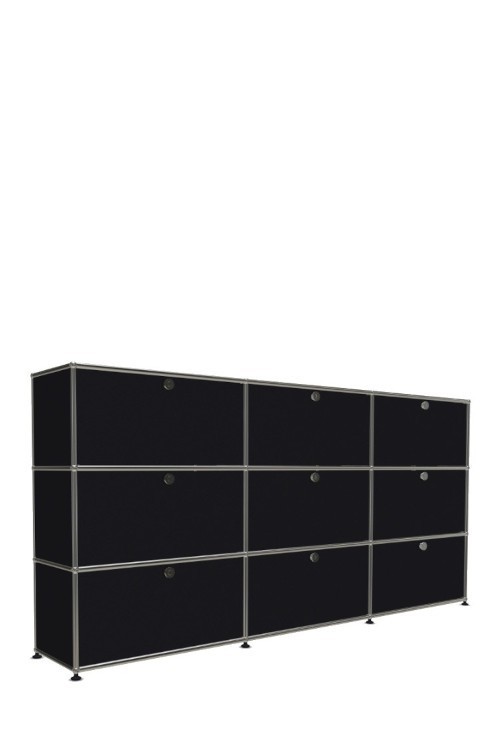 Système de rangement 9 portes USM Haller 225 x 35 x h109 cm