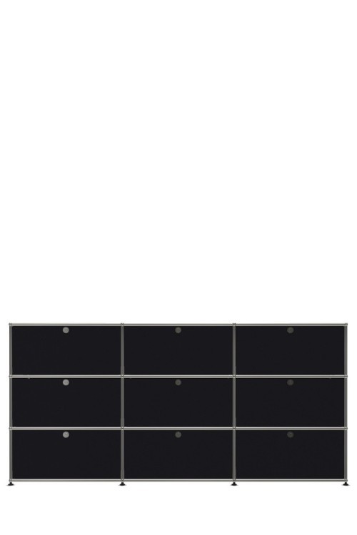 Système de rangement 9 portes USM Haller 225 x 35 x h109 cm