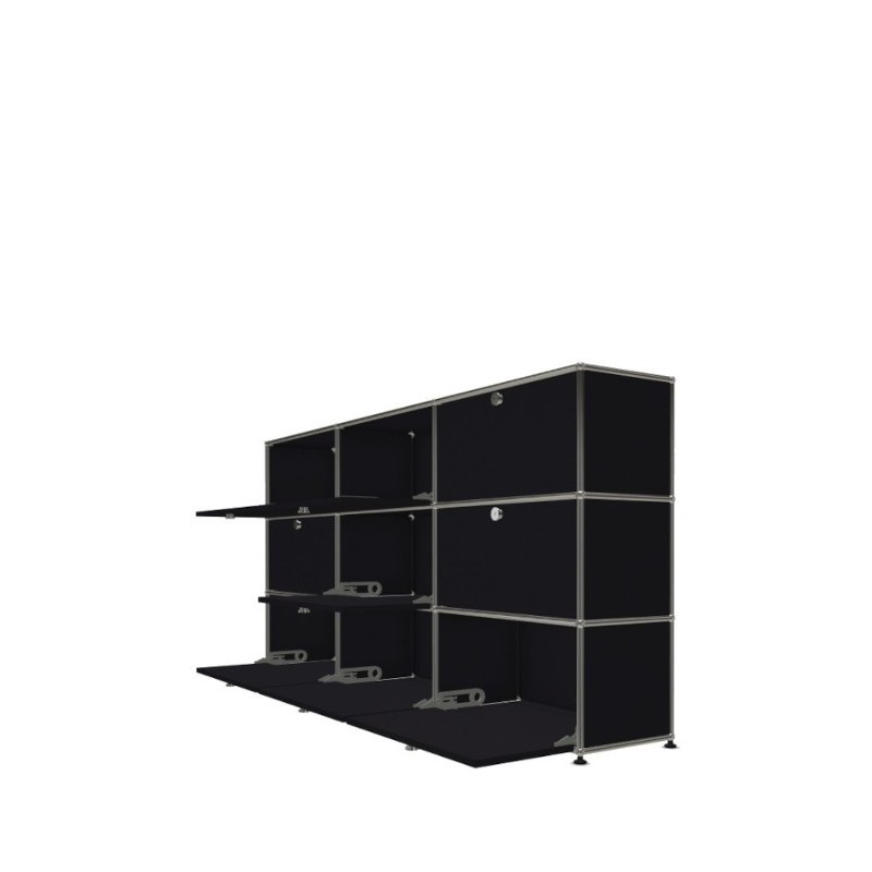 Système de rangement 9 portes USM Haller 225 x 35 x h109 cm