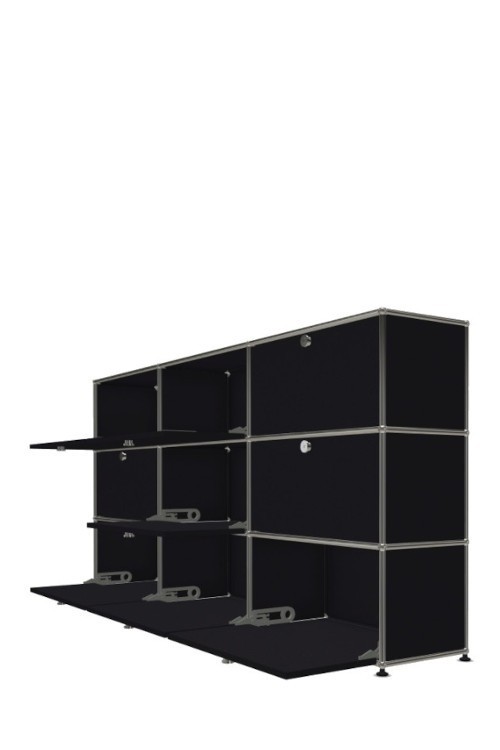 Système de rangement 9 portes USM Haller 225 x 35 x h109 cm