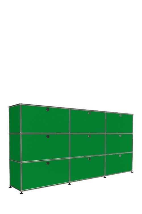 Système de rangement 9 portes USM Haller 225 x 35 x h109 cm