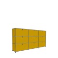 Système de rangement 9 portes USM Haller 225 x 35 x h109 cm