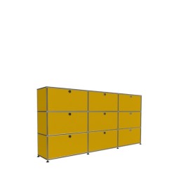 Système de rangement 9 portes USM Haller 225 x 35 x h109 cm