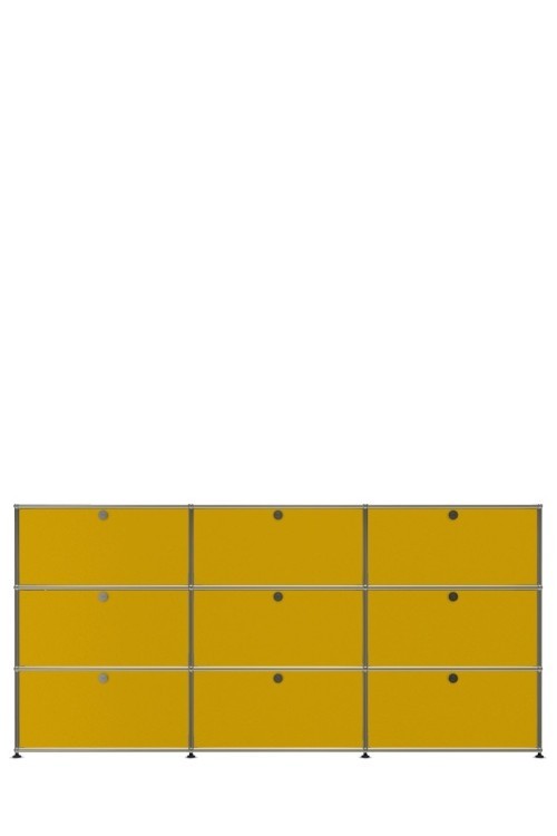 Système de rangement 9 portes USM Haller 225 x 35 x h109 cm