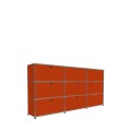 Système de rangement 9 portes USM Haller 225 x 35 x h109 cm