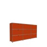 Système de rangement 9 portes USM Haller 225 x 35 x h109 cm